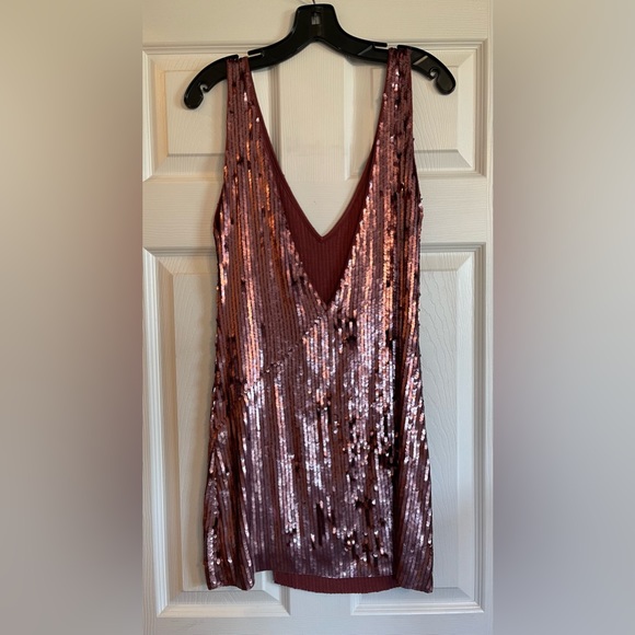 Free People Sequin Mini Dress - Picture 10 of 11